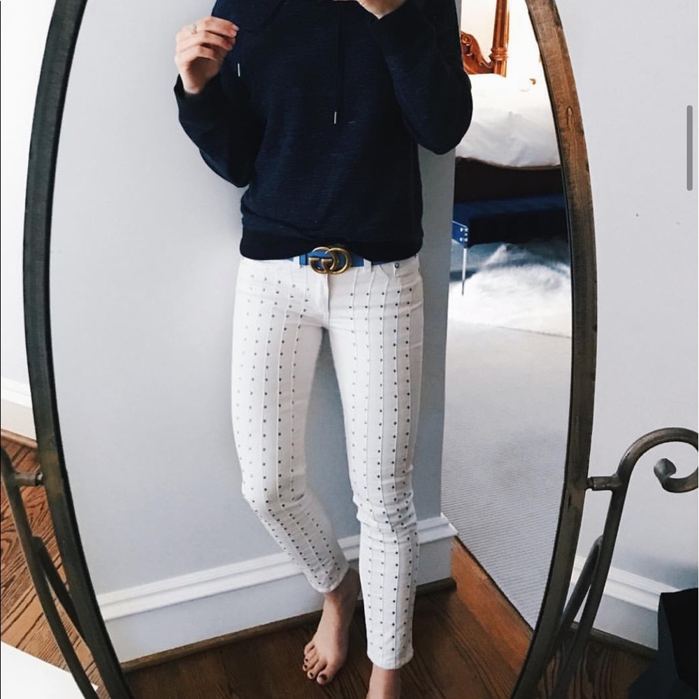 Rag and Bone studded jeans